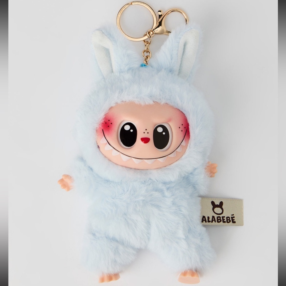 Labubu Inspired Faux Fur Keychain Set – Multiple Colours - Picture 5 of 16